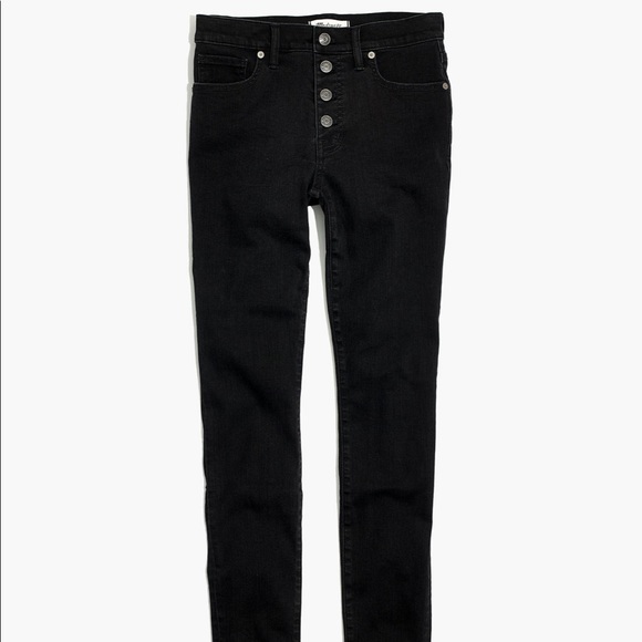 NEW Madewell Skinny Jeans in Berkeley Black - Picture 5 of 13